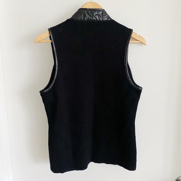 NWT Chico's Black Quilted Women's Winter Puffer Vest - Picture 6 of 6